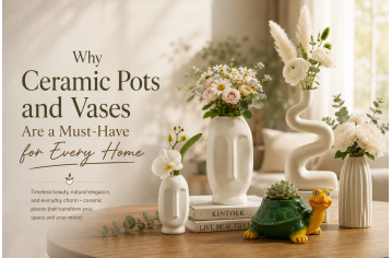 Why Ceramic Pots and Vases Are a Must-Have for Every Home Why Ceramic Pots and Vases Are a Must-Have for Every Home