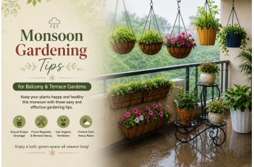 Monsoon Gardening Tips for Balcony and Terrace Gardens Monsoon Gardening Tips for Balcony and Terrace Gardens